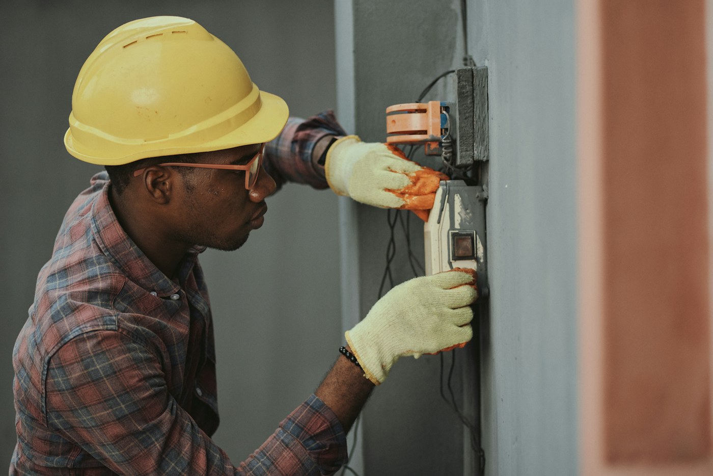 Representative electrician work setting